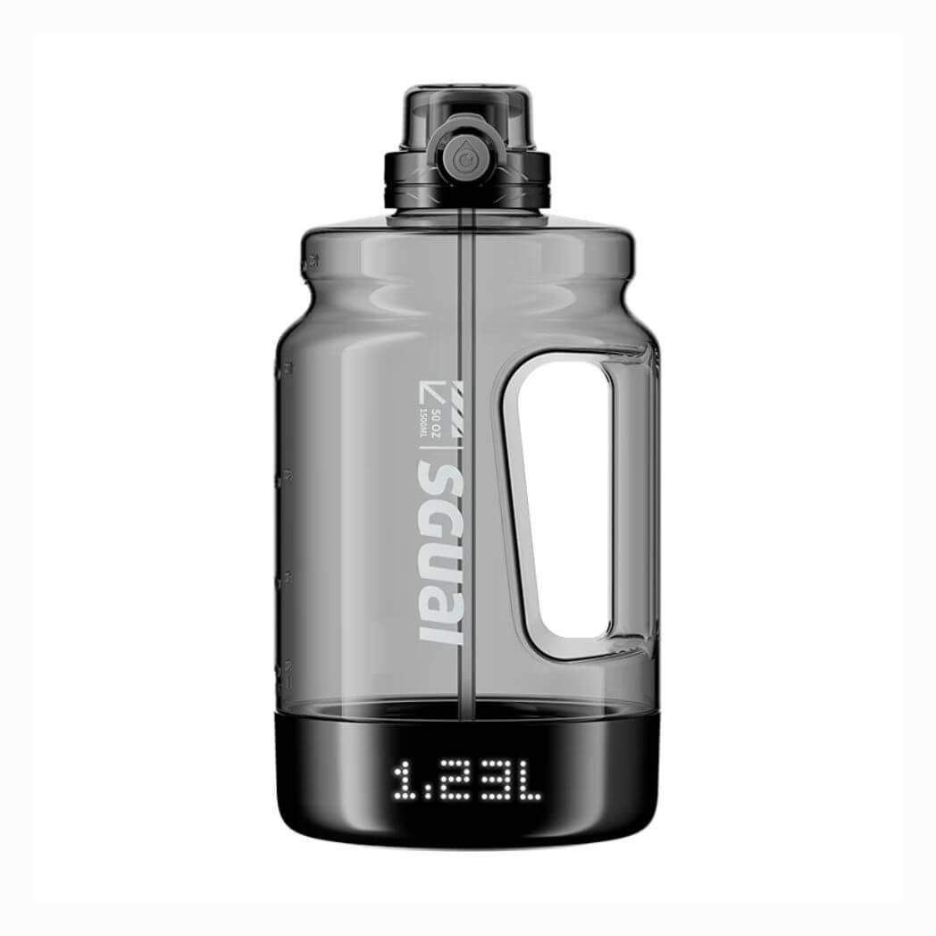 SGUAI T5 Smart Screen Sports Water Bottle 2000ml Black